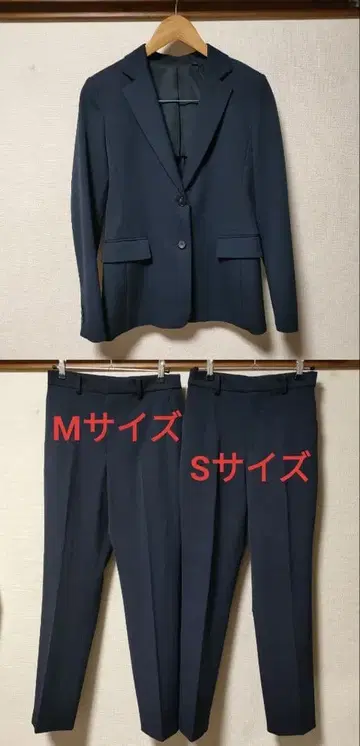 [UNIQLO] 2WAY 스트레치 자켓 스마트 앵클 팬츠 2장 수트