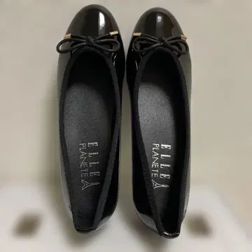 미사용품 ELLE PLANETE 엘르 플래닛 에나멜 발레 슈즈