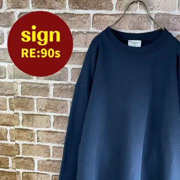 Champion 챔피온 소매 원포인트 로고 맨투맨