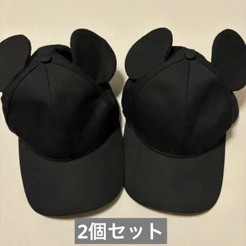 디즈니 팬캡 미키 귀도리 모자