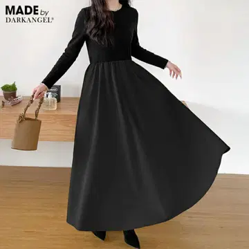 새상품 Dark Angel 다크엔젤 도킹 원피스 블랙 긴팔