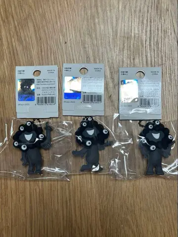 블랙BLACK 미야쿠미야쿠 입체 PVC 키링 오사카 간사이 만박