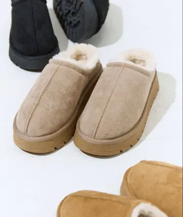 FREAK'S STORE 베이지 어그 부츠 36