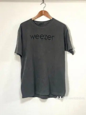 Weezer 투어 2019 T셔츠 그레이
