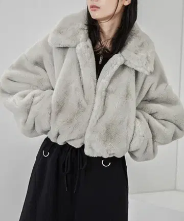 [nui nullu] 2WAY 숏 퍼 자켓