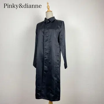 /Pinky&Dianne 새틴지 코트 블랙