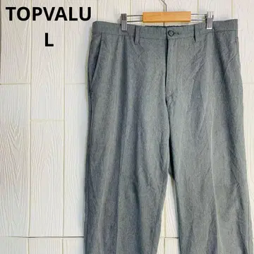 TOPVALU 그레이 이지 팬츠 허리밴딩 L 사이즈