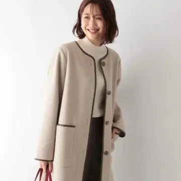 글로벌 워크 가벼운 스트레치 파이핑 코트