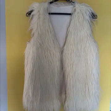 화이트 아크릴 베스트 M 사이즈