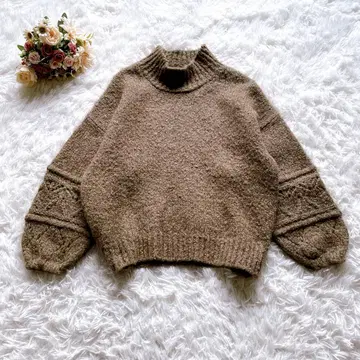 TRICOTS JEAN MARC 봉긋한 소매 니트 토프 F