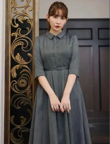 herlipto Allure Belted Shirt Dress