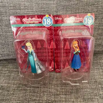 디즈니 해피 복권 크리스마스 오너먼트 2024 엘사 & 안나
