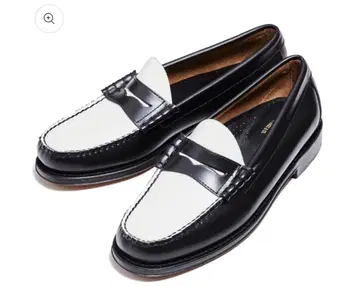 G.H.BASS 11010H LARSON / BLACK & WHITE