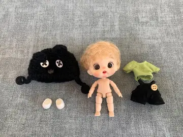 곰 모자 포함 인형 세트