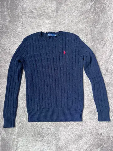 폴로 랄프로렌 케이블 니트 코튼 스웨터 S