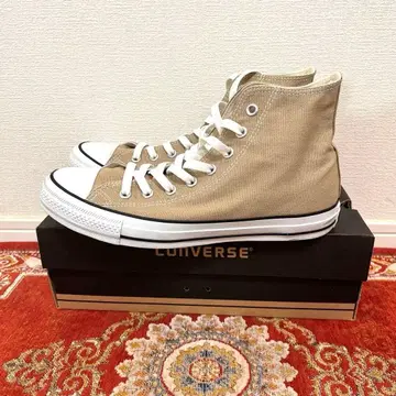 CONVERSE ALL STAR 베이지 하이컷 스니커즈