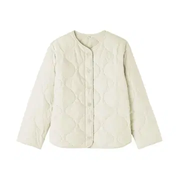 무인양품 포근한 솜 퀼팅 자켓 아이보리