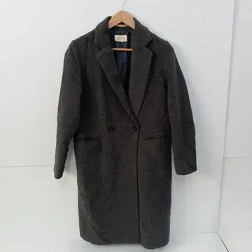 12.4 S493P 라임 울 코트 그레이 M