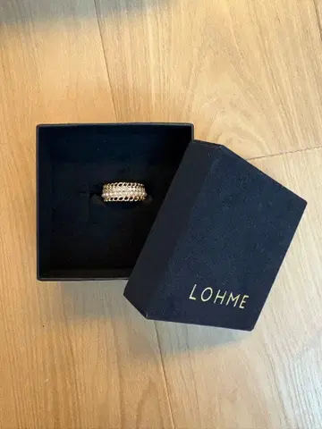 LOHME 로옴 Bijoux 펄 체인 링 GD 11호