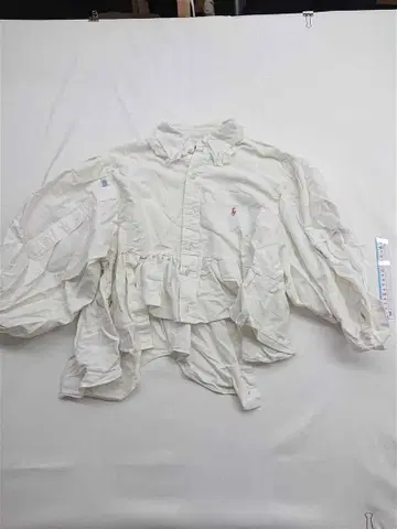 랄프 로렌 프릴 디자인 셔츠 화이트 계열 S 여성용