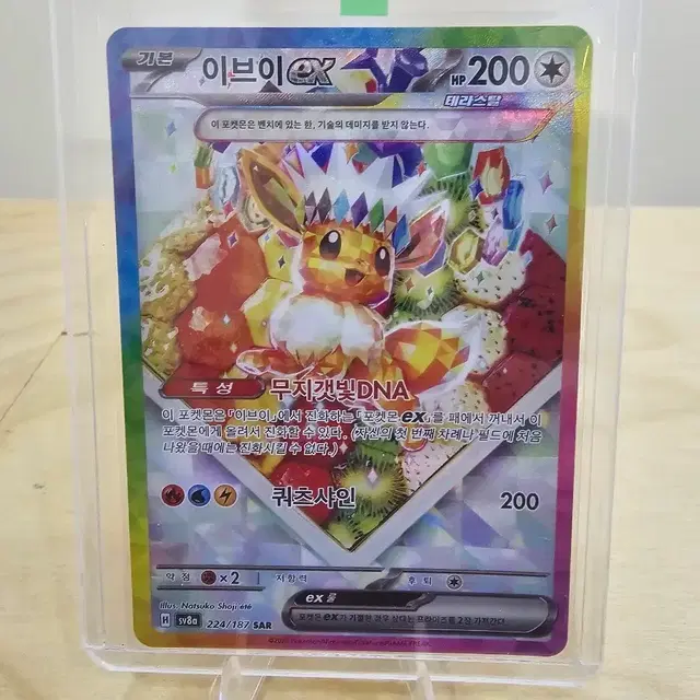 포켓몬카드 테라스탈 이브이 sar (앨범용)