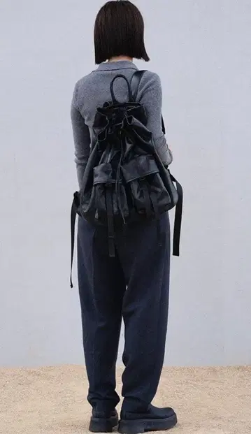 미사용 새상품 DRAWSTRING BACKPACK 인키피트