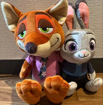 디즈니 주토피아2 주디 닉 페어 봉제 인형