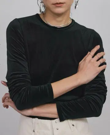 SALON adam et Rope 시어 벨로아 크루넥 2025AW