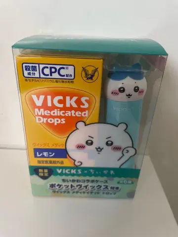 VICKS 메디케이티드 드롭스 치이카와 (먼작귀) 콜라보 하치와레