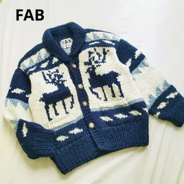 [ FAB ] 캐나다제 코위찬 니트 가디건 루돌프