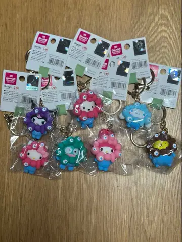 산리오 미야쿠미야쿠 키링 노멀 파스텔 컴플리트