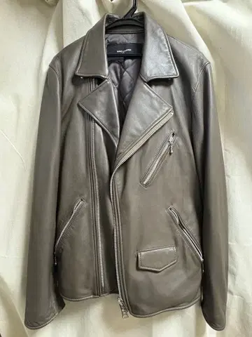 나노 유니버스 그레이 더블 라이더 자켓