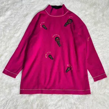 enrico domani 'the key of love' 모티브 니트