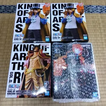 4점 원피스 KING OF ARTIST 사보 골드 로저 검은 수염