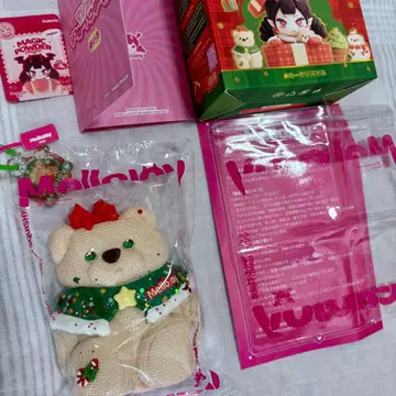 Mellojoy 멜로우 크리스마스 크리스마스 큐티 곰 베어 스퀴즈
