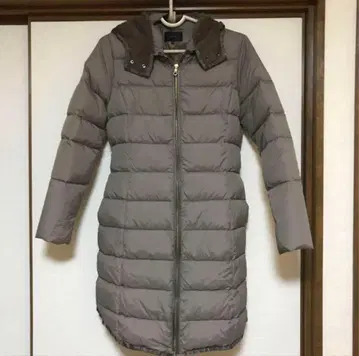 YEVS 이브스 노카라 다운 롱 코트