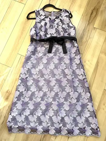 새상품급 그레이스 콘티넨탈 자수 롱 드레스 38 경사 파티