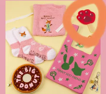 Disney 주토피아 아이스 캔디형 핸드 미러