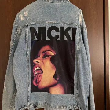 H&M 니키 미나즈 데님 자켓