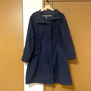 유니클로 UNIQLO 블록테크 모즈 코트 네이비 M