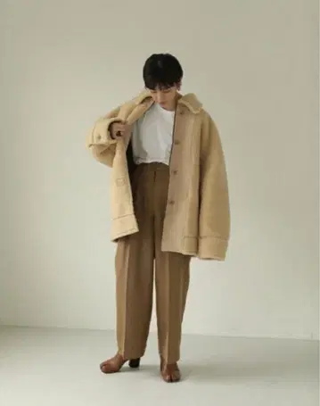 오버 사이즈 베이지 자켓