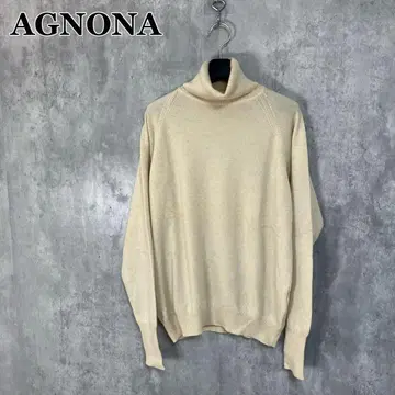 AGNONA 캐시미어 터틀넥 니트 스웨터 42