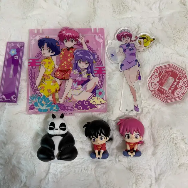 란마 마치보케 피규어 아크릴스탠드 샴푸 굿즈