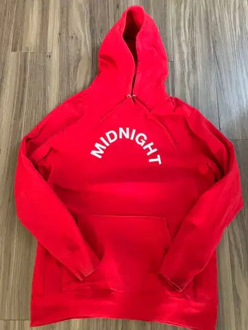 MIDNIGHT STUDIOS 빨간색 후드티
