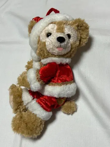 새상품 미사용 더피 봉제 인형 파우치 크리스마스