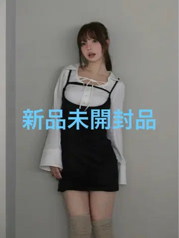 andmary Betty velour mini dress black