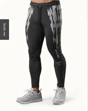 [완판템] 레어 LYFT 스플래쉬 페인트 스트레치 팬츠 다크 그레이