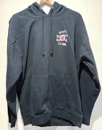 ANTI SOCIAL SOCIAL CLUB 블랙 후드티 L 사이즈