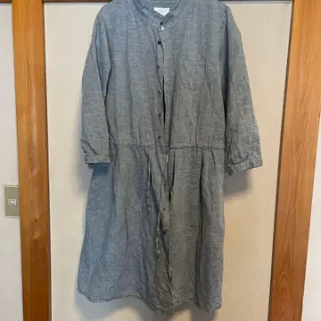 네이비 셔츠 원피스 긴팔