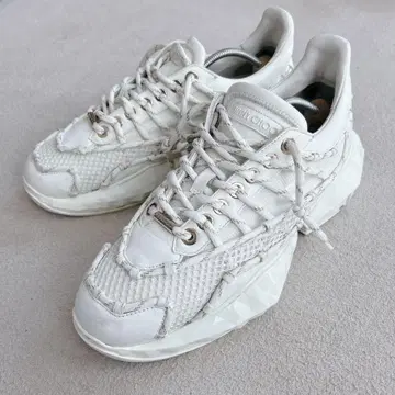 [새상품급] JIMMY CHOO 스니커즈 다이아몬드 42 화이트